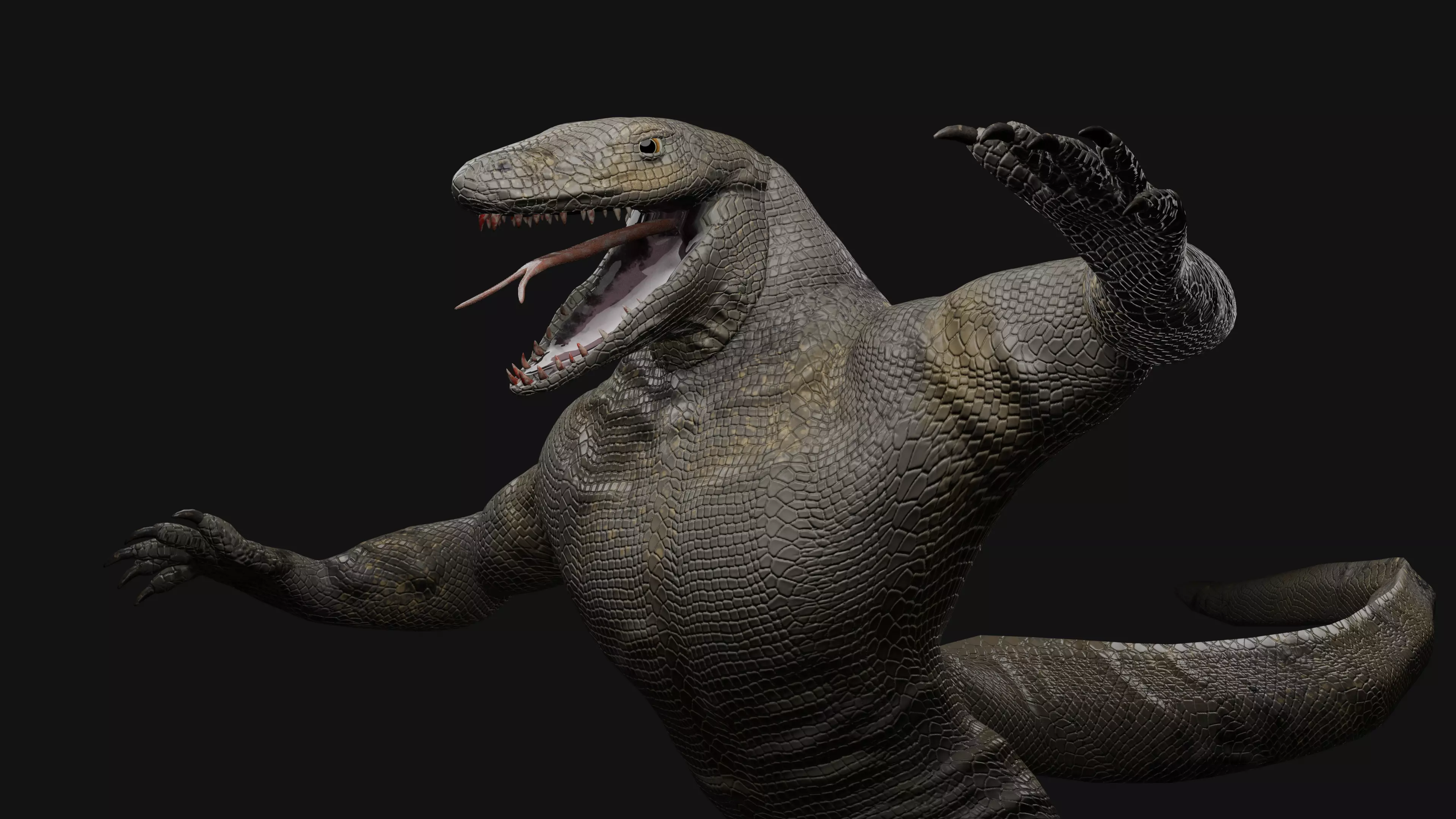 Komodo 3D model