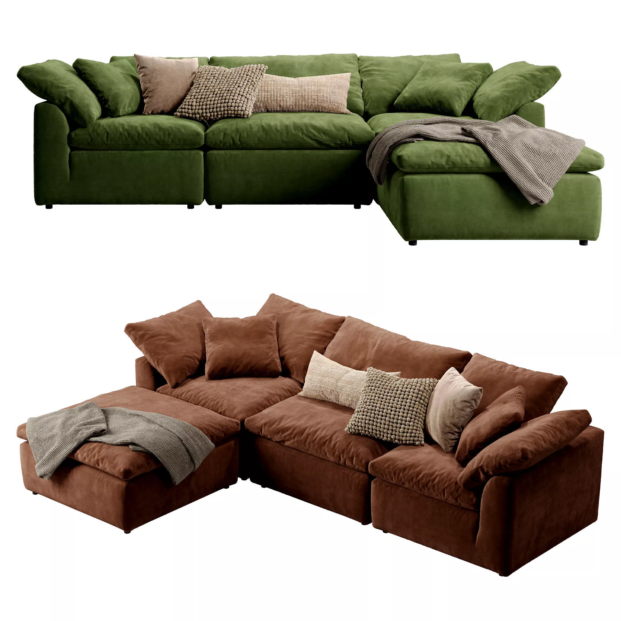 Cloud Modular Sectional 3D model