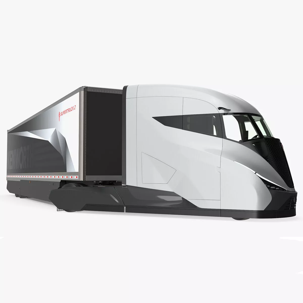 Kenworth SuperTruck 2 Rigged for Maya 3D model