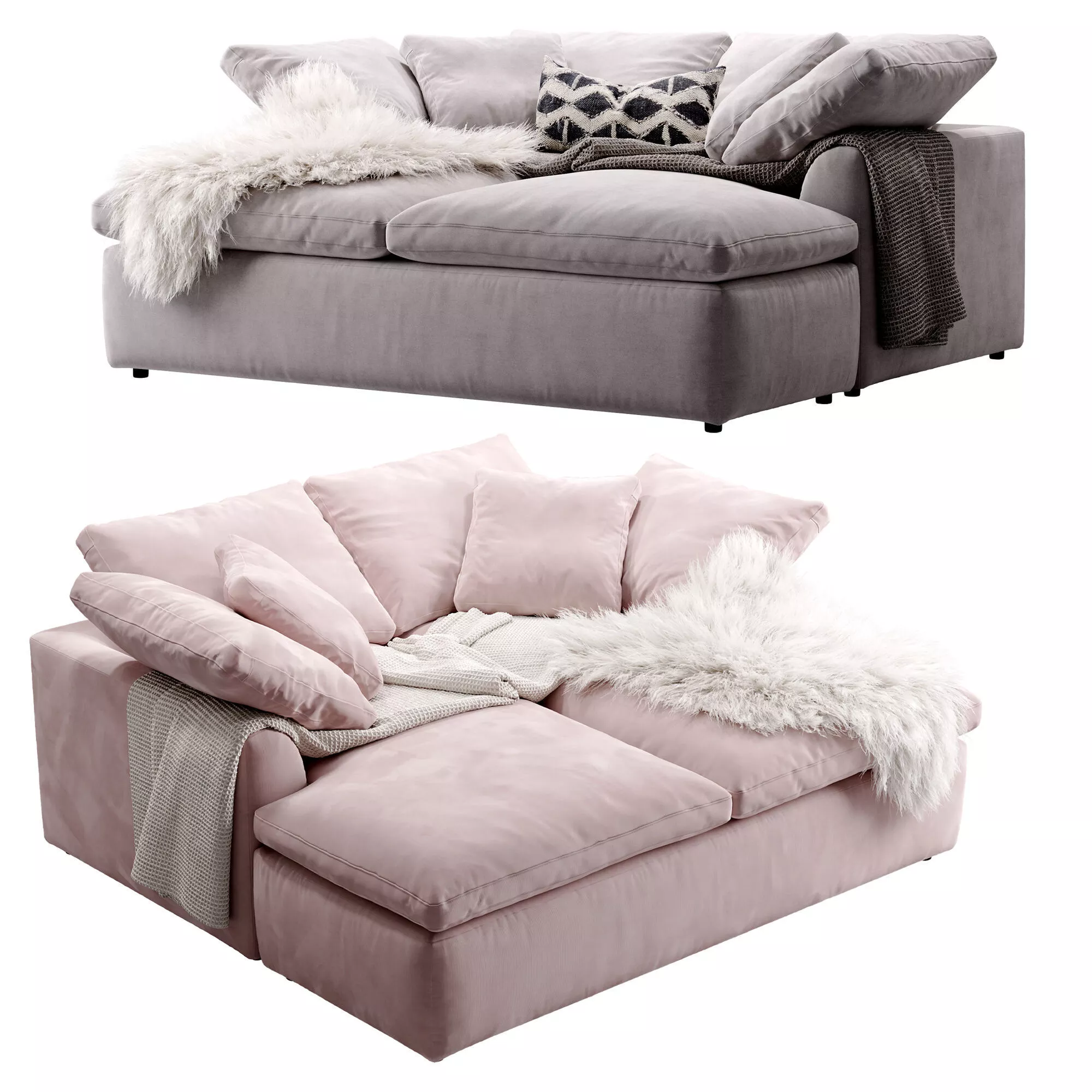 Cloud Daybed 3D model