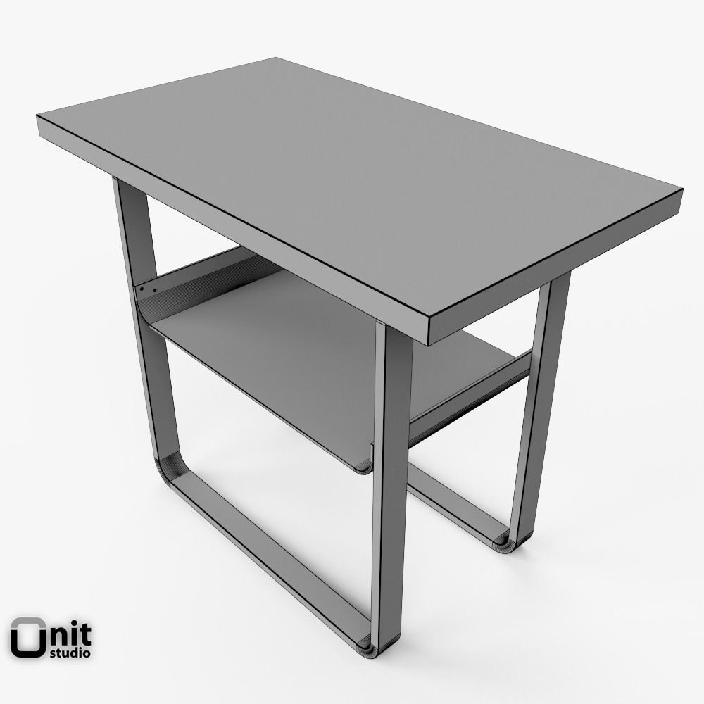 Artek Table 916 3D model_11