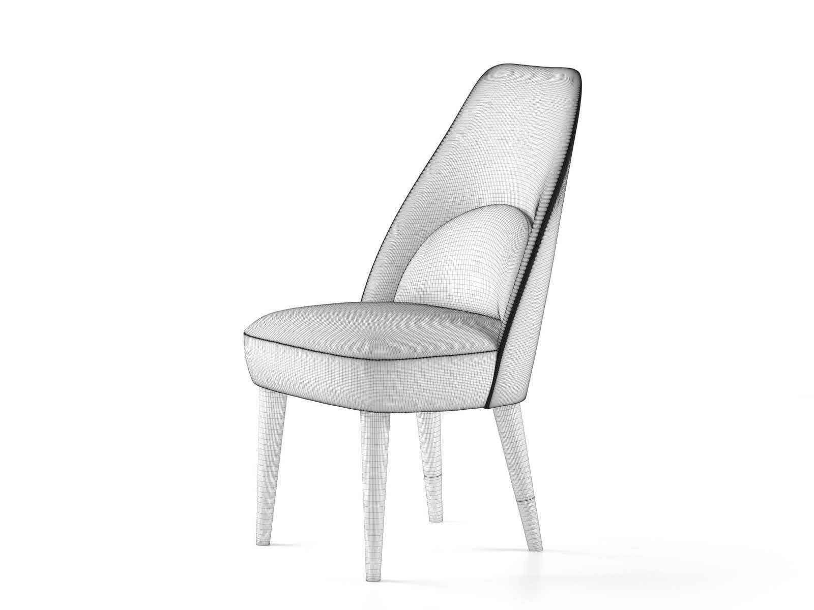 Caprice Chair 3D model_1