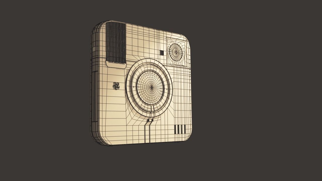 Polaroid Socialmatic Concept Free 3D model_7