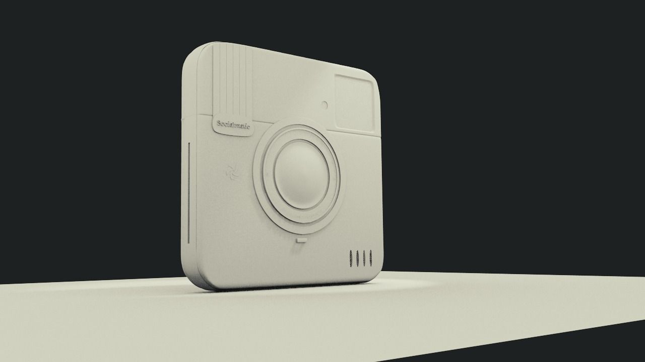 Polaroid Socialmatic Concept Free 3D model_1