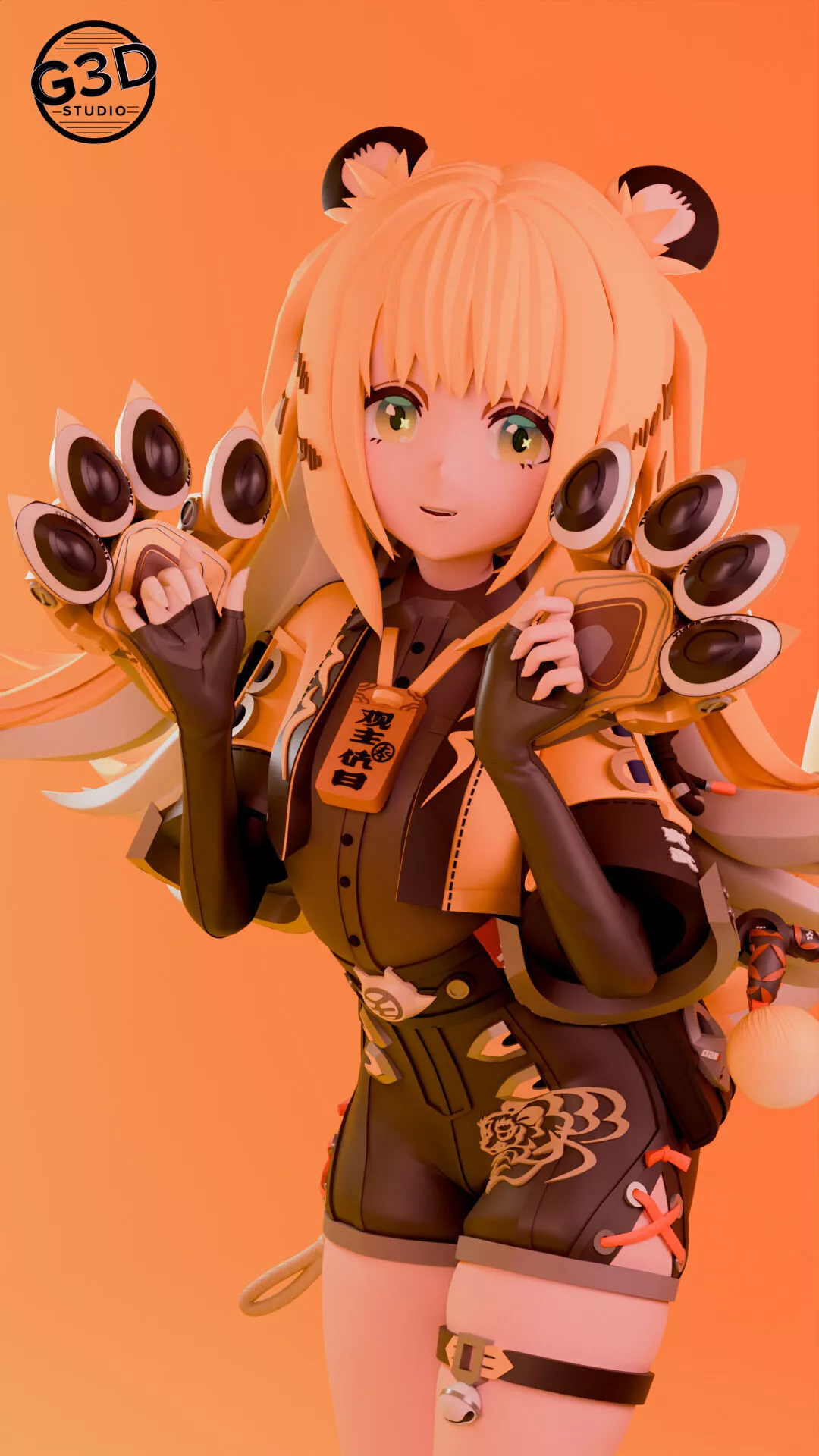 Ju Fufu Zenless Zone Zero 3D print model