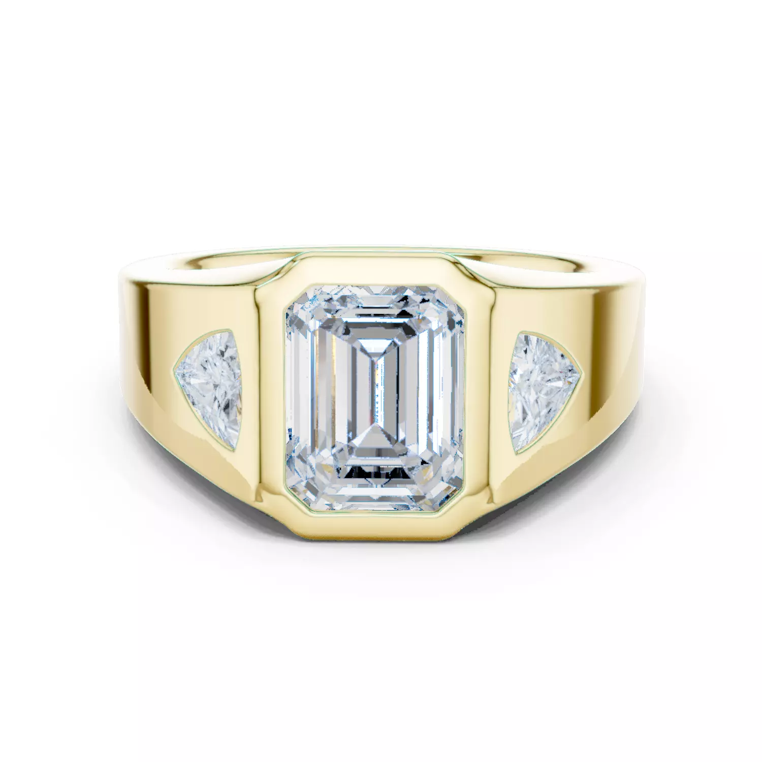 Diamond jewelry ring for woman 3D print model 3D print model 3D print model