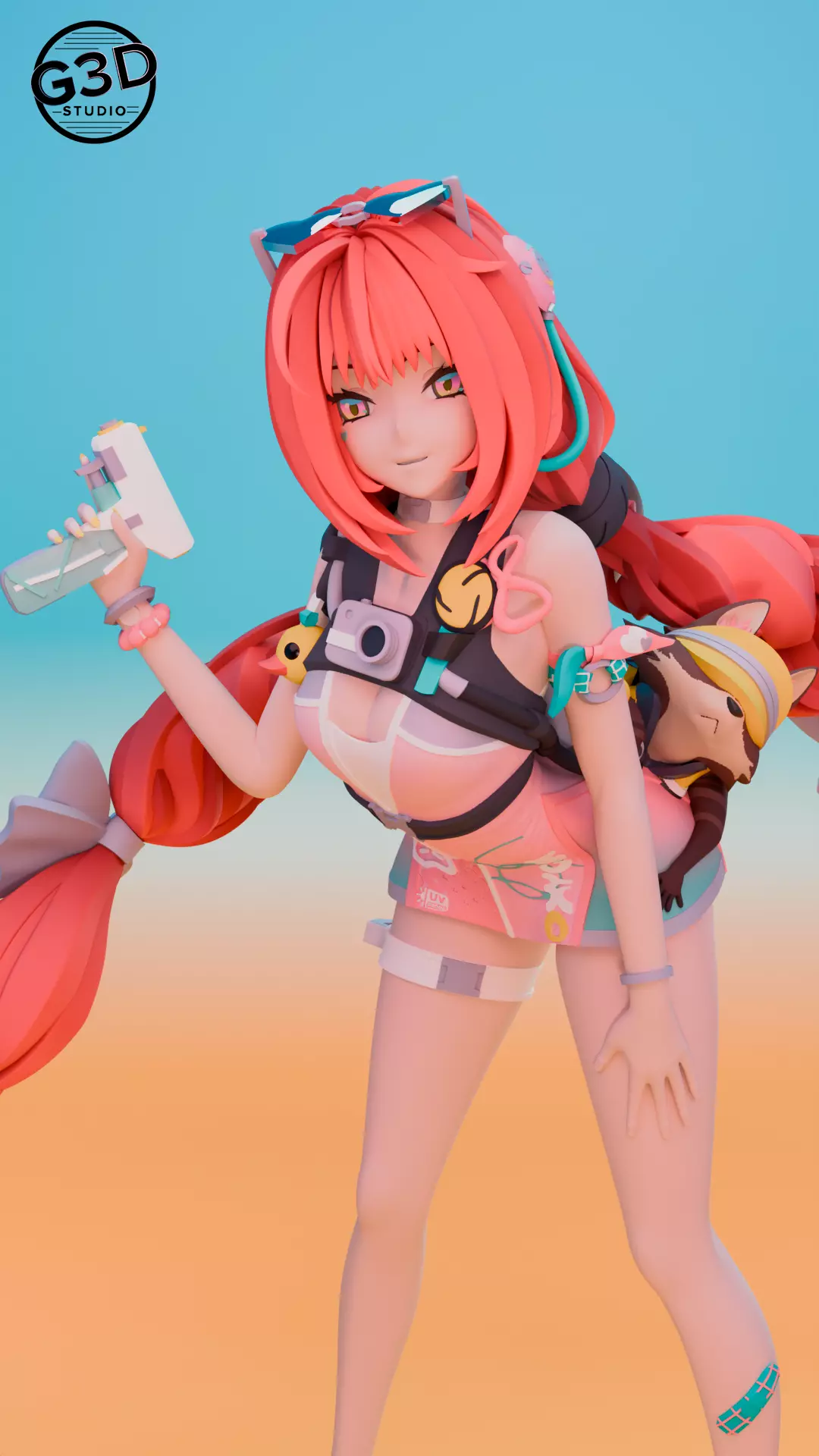 Ukinami Uzuha Zenless Zone Zero 3D print model