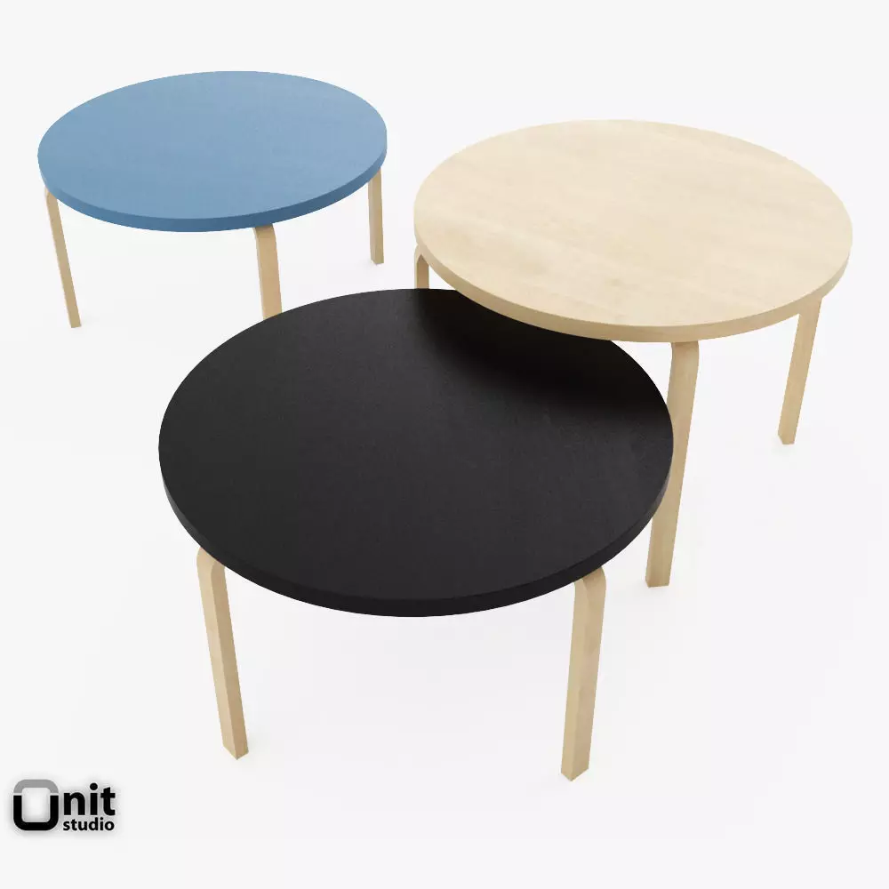Artek Table 90A 3D model | CGTrader