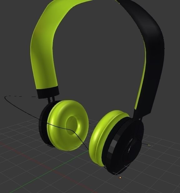 3D Headphone Model pair of headphones 3D model_6
