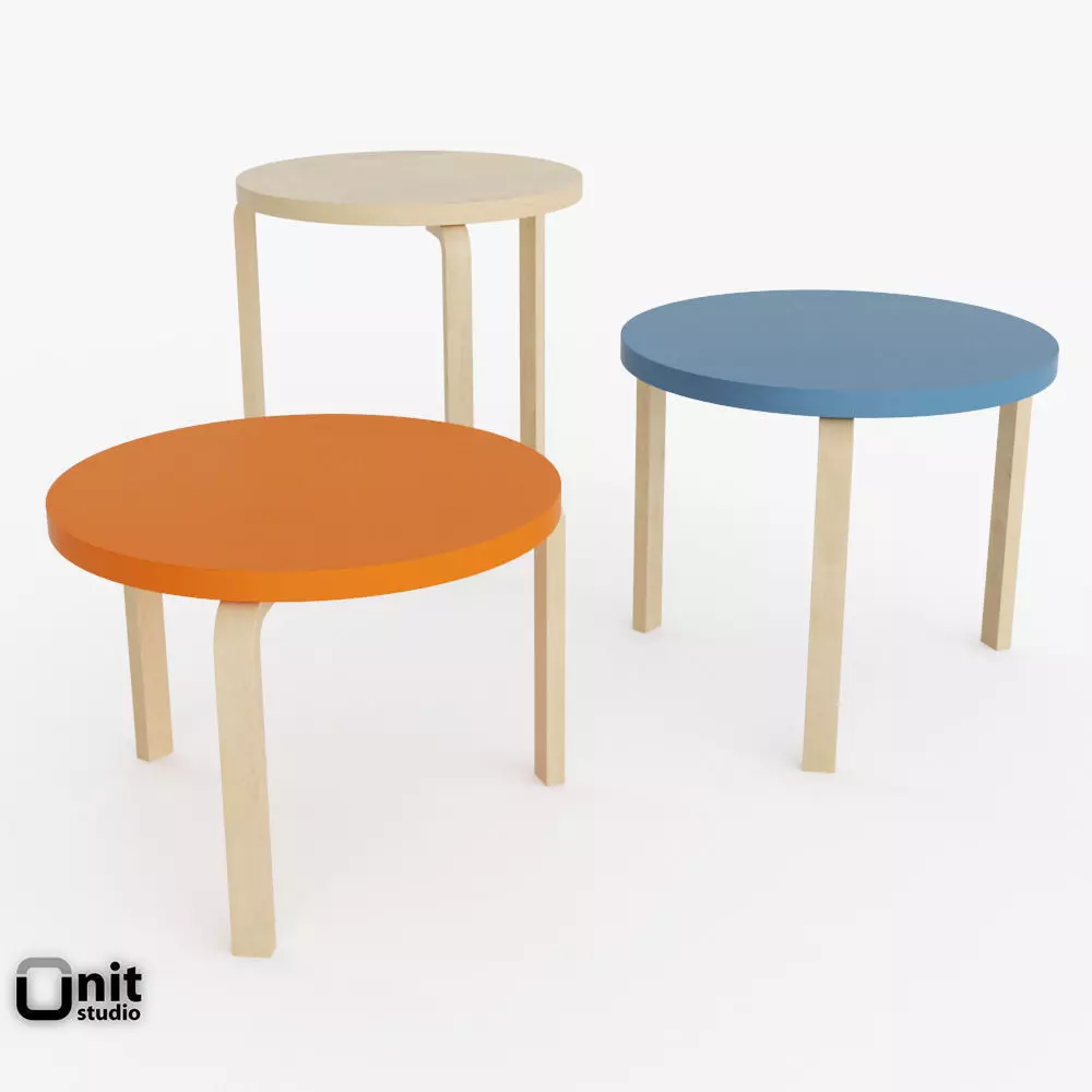 Artek Table 90B 3D model | CGTrader