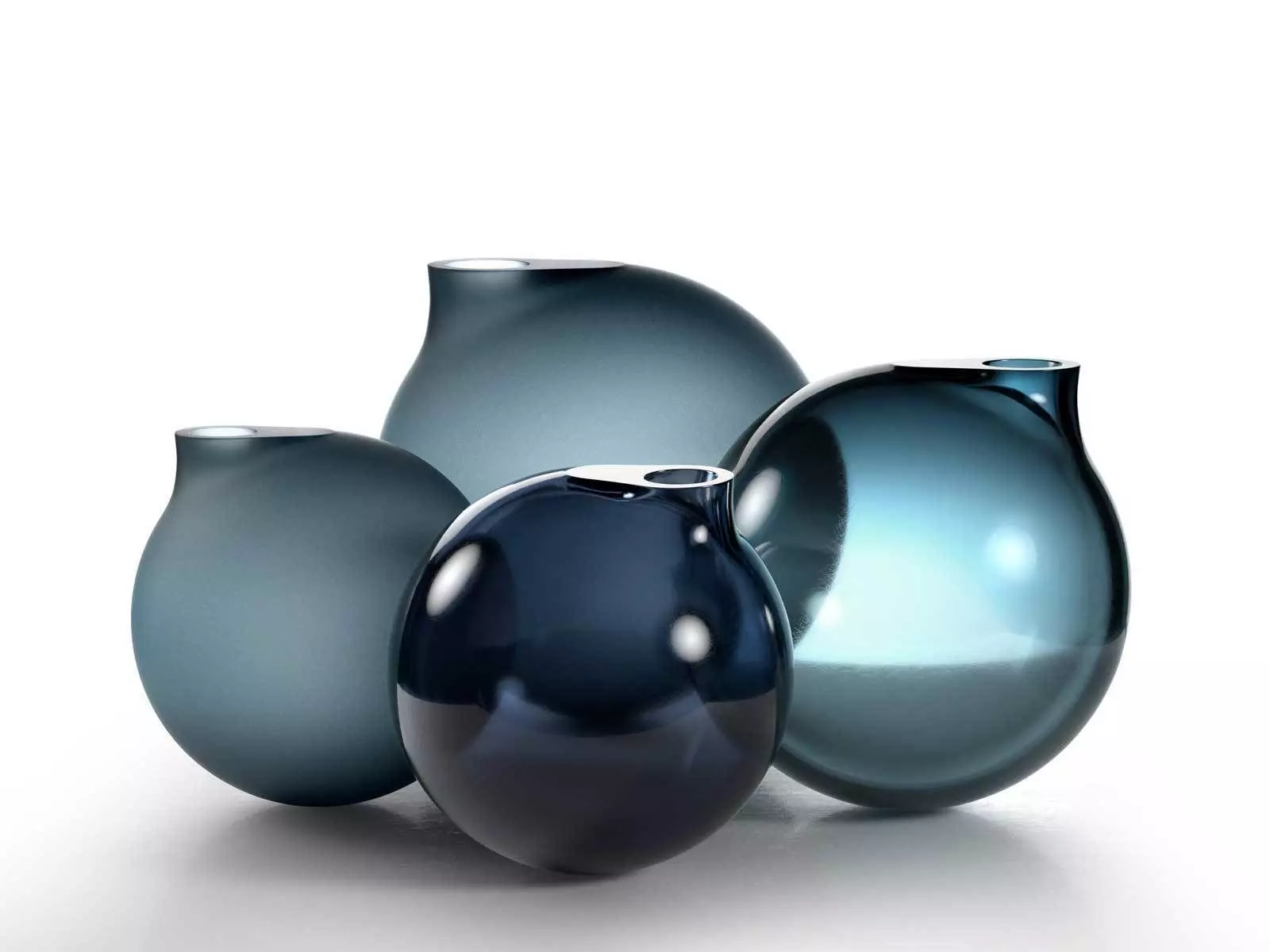 Vaza Vase Set 3D model_0