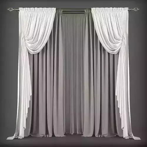 Curtain 3D model 281