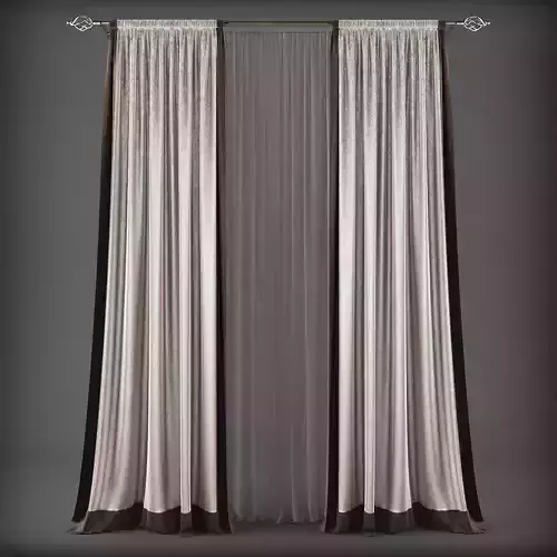 Curtain 3D model 282