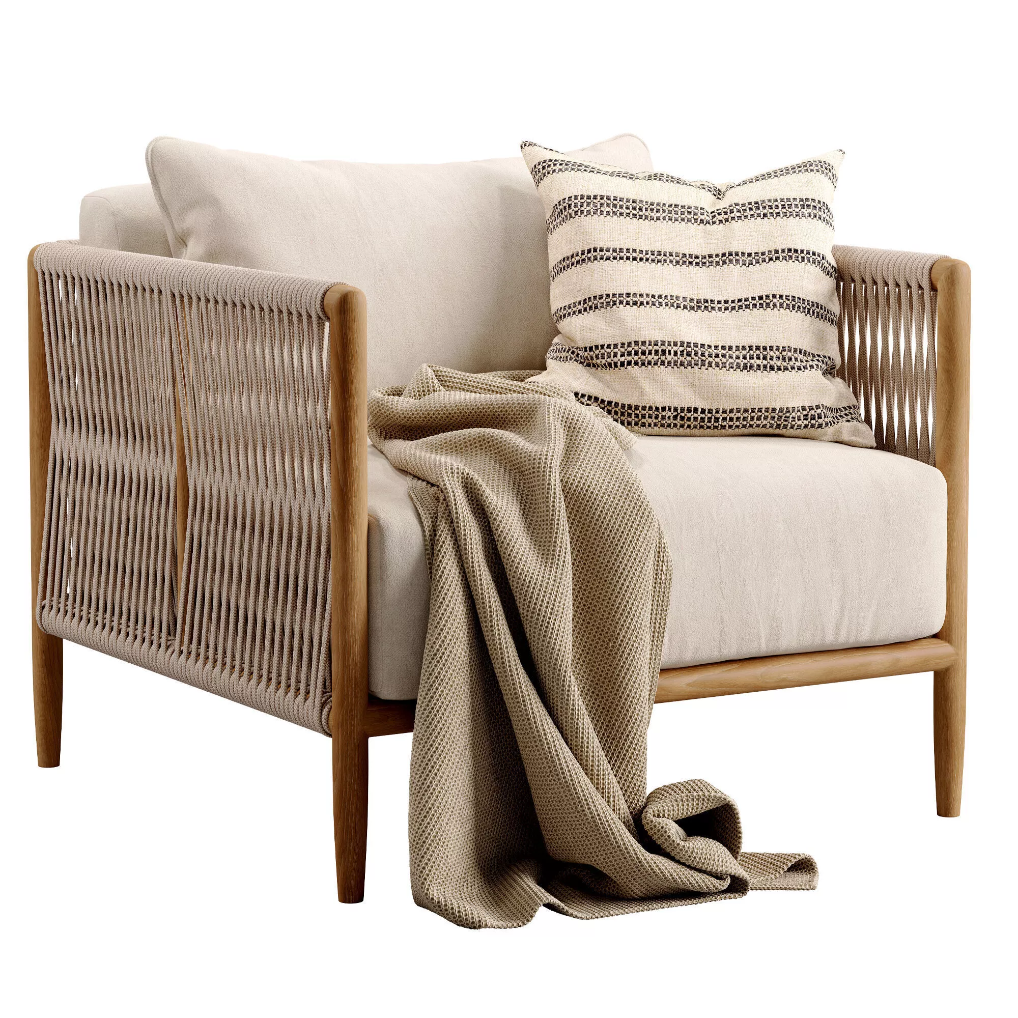 Brown Jordan Maldives Outdoor Lounge Chair 3D model