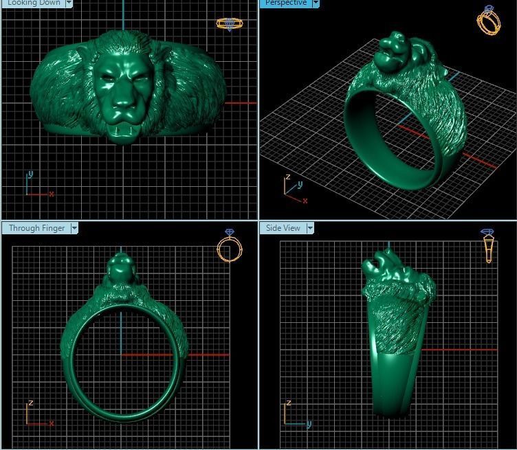 Ring R0109 3D print model_2