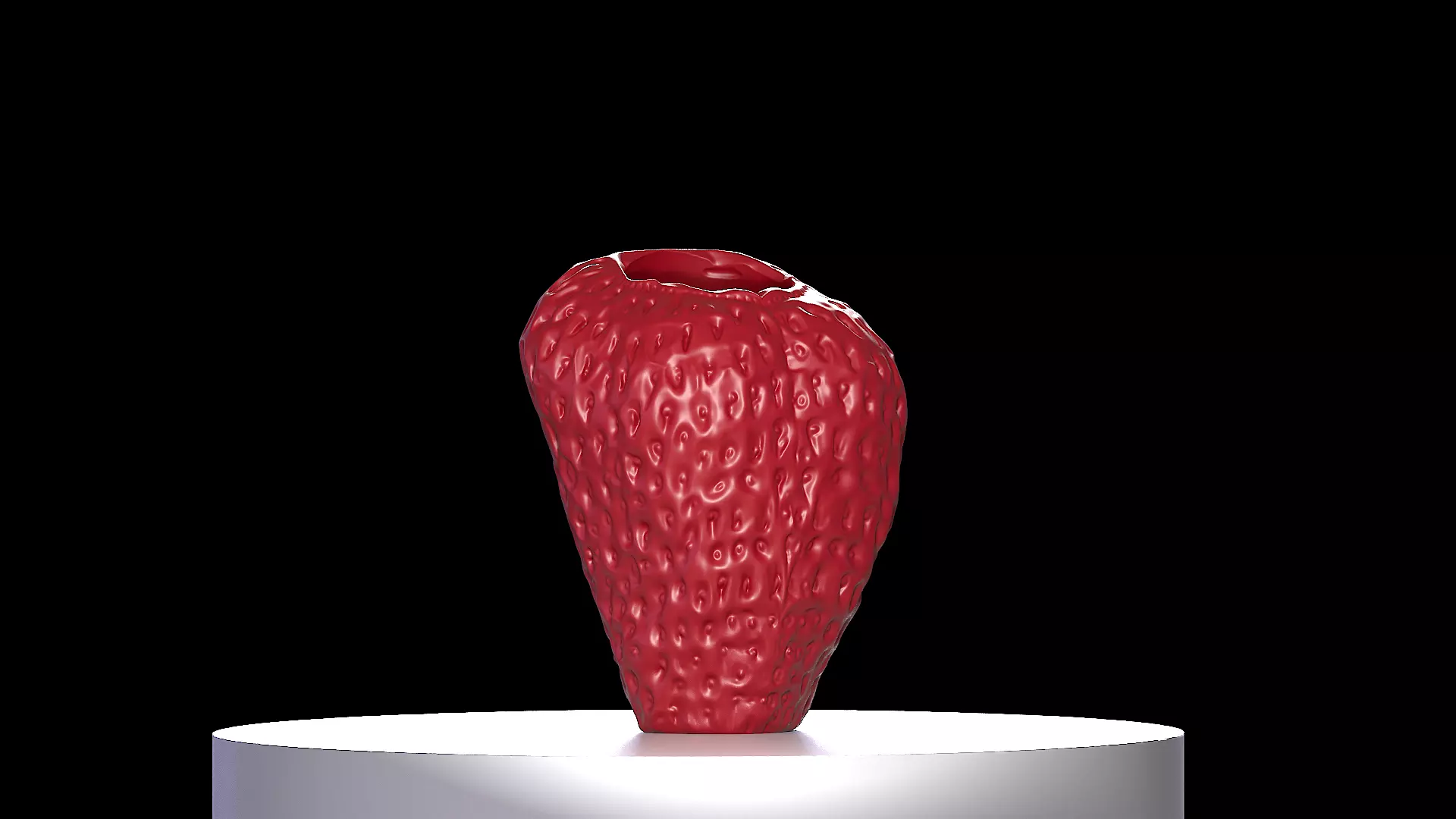Strawberry Vase 3D Printable STL 3D print model