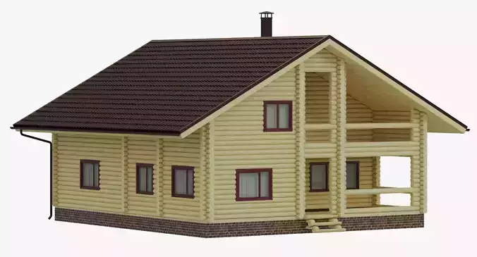 wooden house