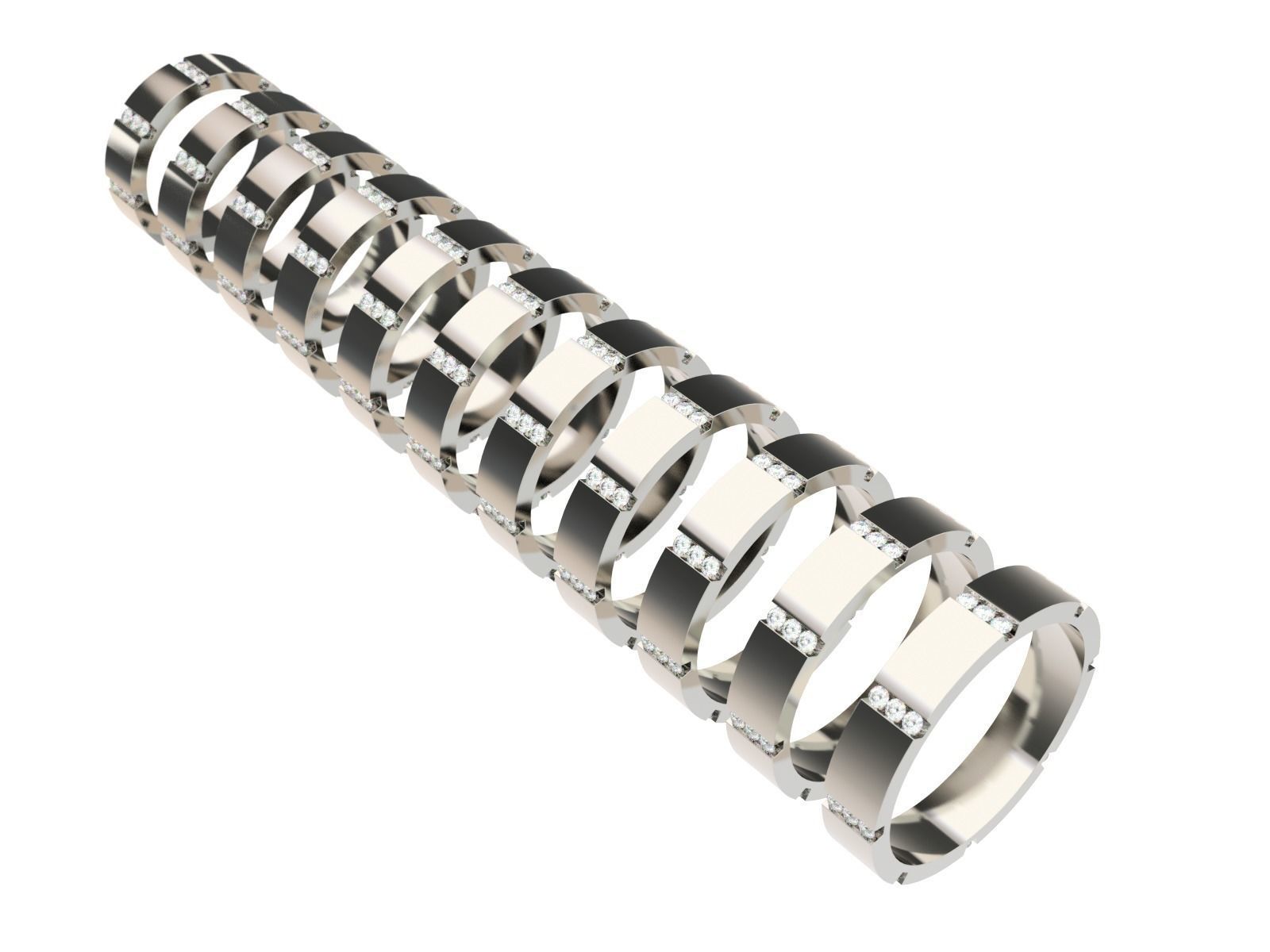 Ring 0079 Size 16-21 3D print model_3