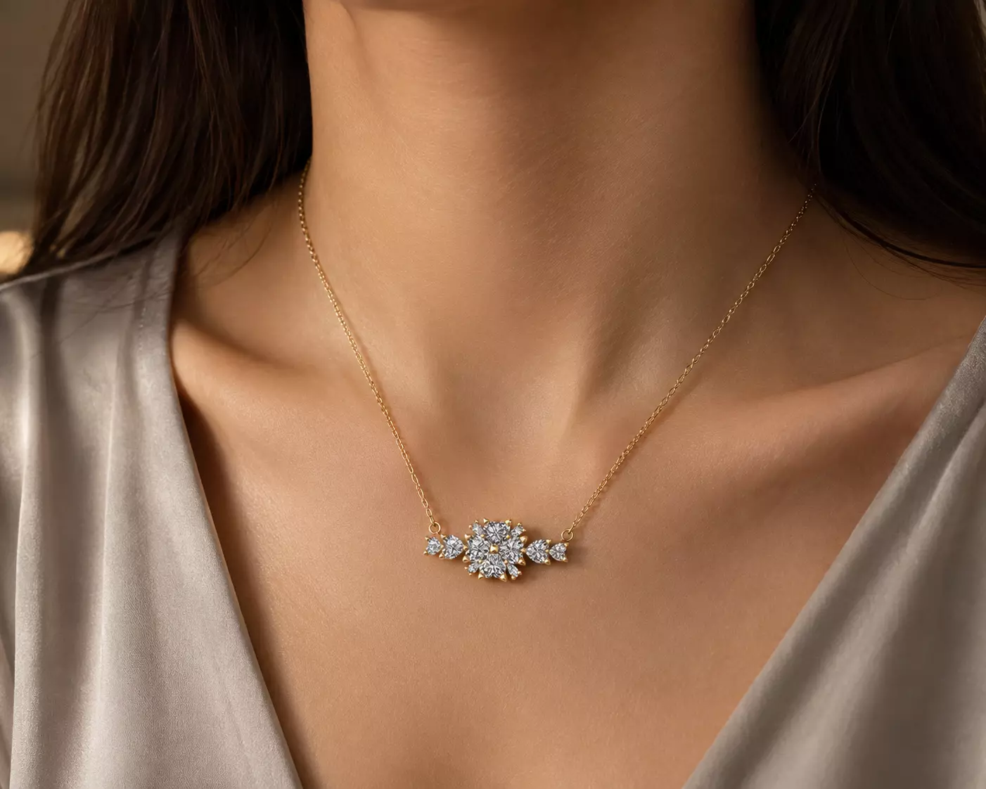 Heart Diamond Pendant 3D print model