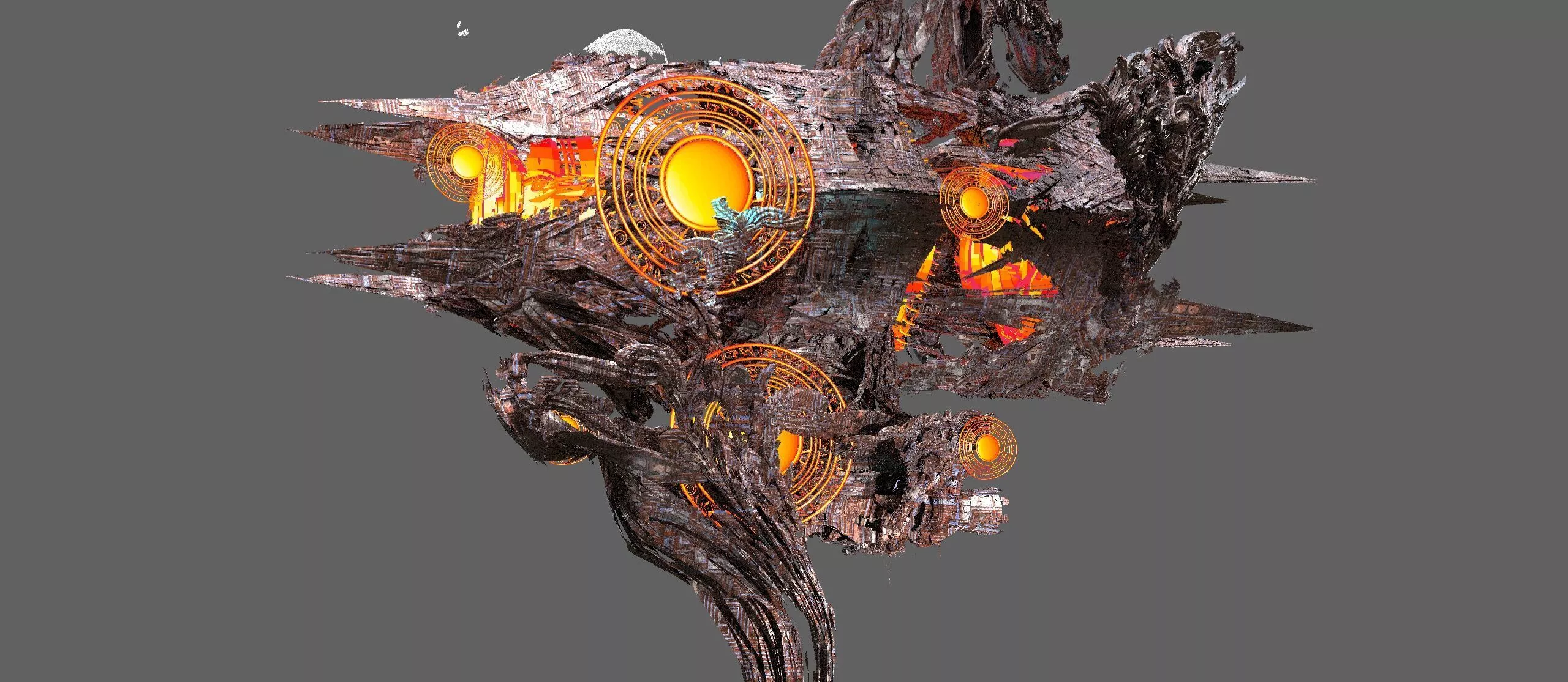 Sinbad The explorer airship 6 3D model