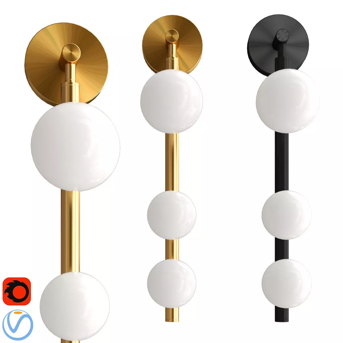 BEANS WALL LAMP 3D model