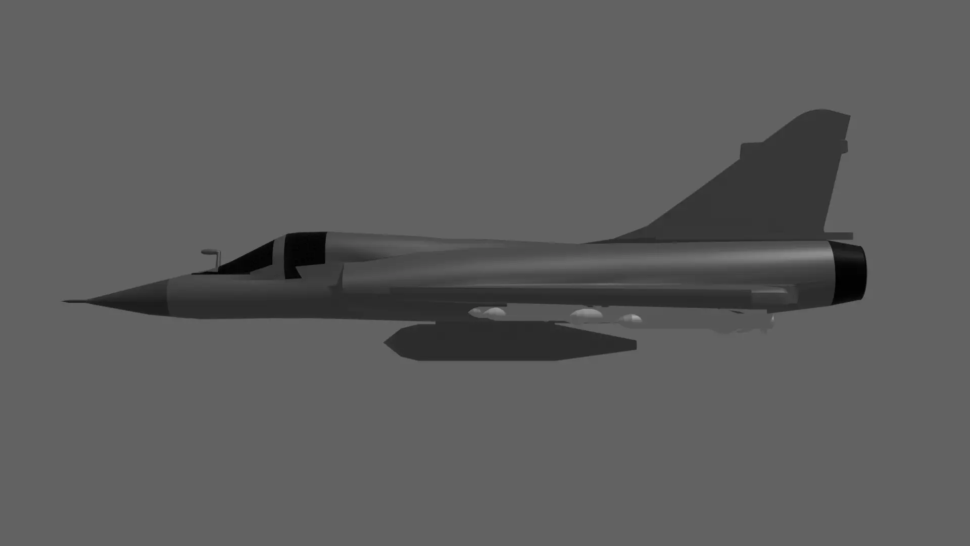 Mirage 2000D 3D print model