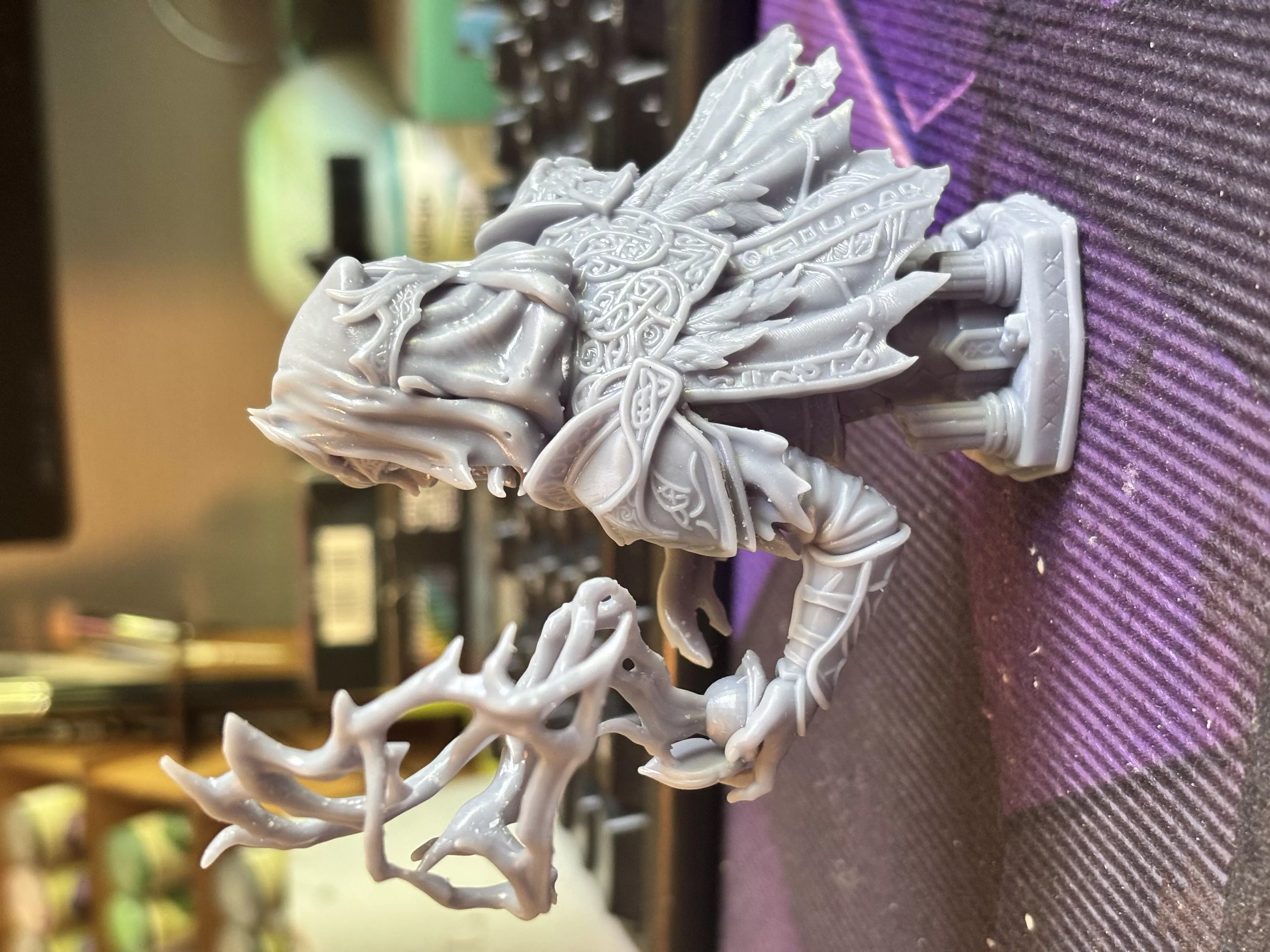 Elven Sorceress Bust High Detail 3D Printable Miniature STL 3D print model