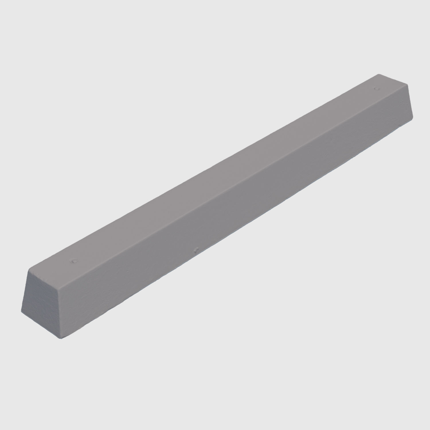 Scuffed Parking Curb-3D Scan 3D model_1