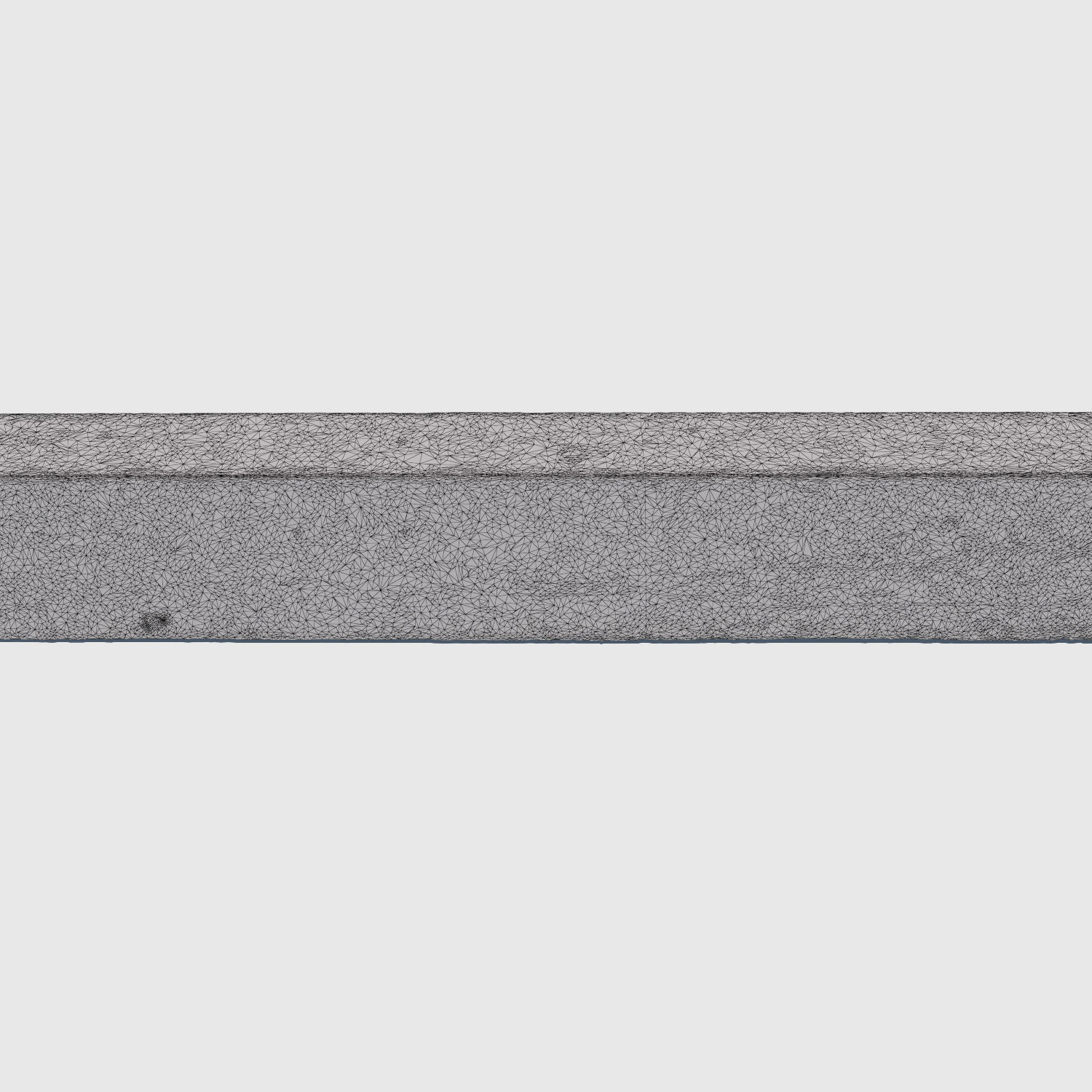 Scuffed Parking Curb-3D Scan 3D model_5