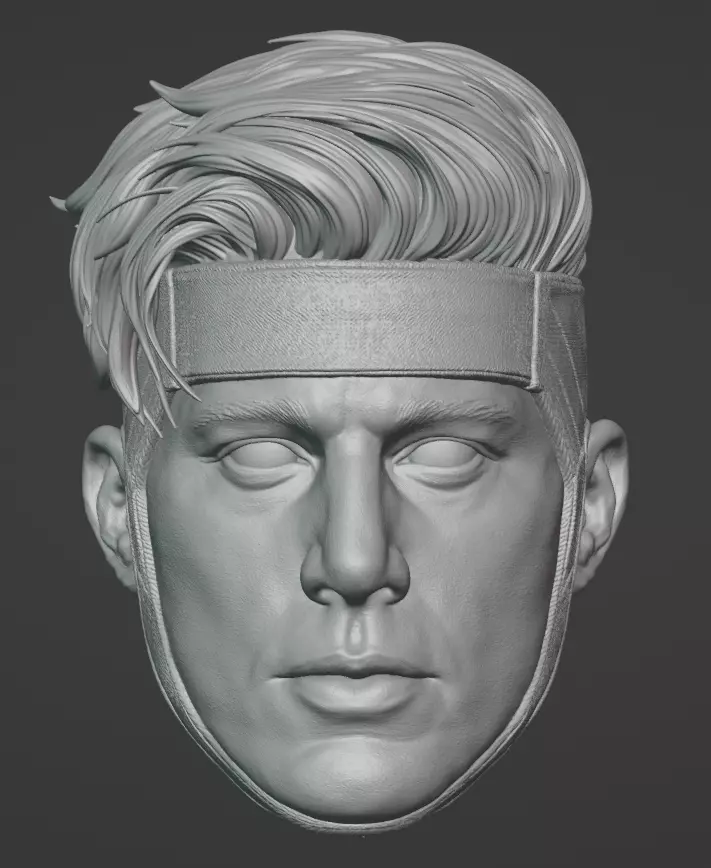 Gambit Head - Avengers Doomsday - Channing Tatum 3D print model