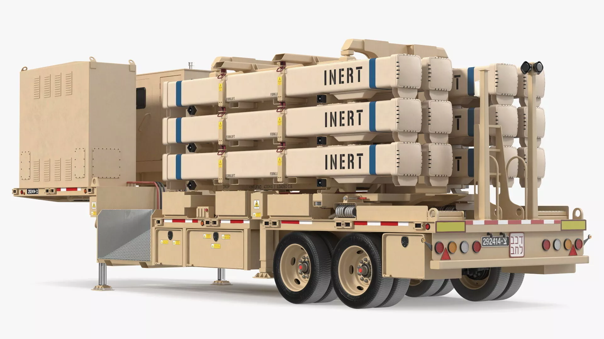 David Sling Israel Defense-System Rigged 3D model