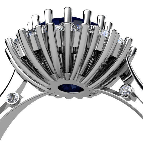 Princess Diana and Kate Middleton Rings FOUR varieties 3D print model_4