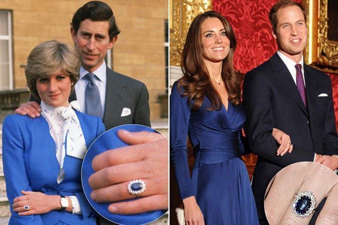 Princess Diana and Kate Middleton Rings FOUR varieties 3D print model_16