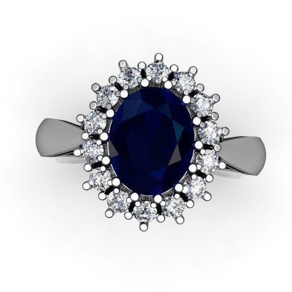 Princess Diana and Kate Middleton Rings FOUR varieties 3D print model_1