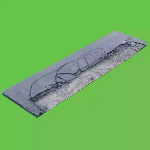 Asphalt Break-3D Scan 3D model