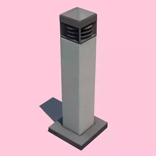 Bollard Light-3D Scan