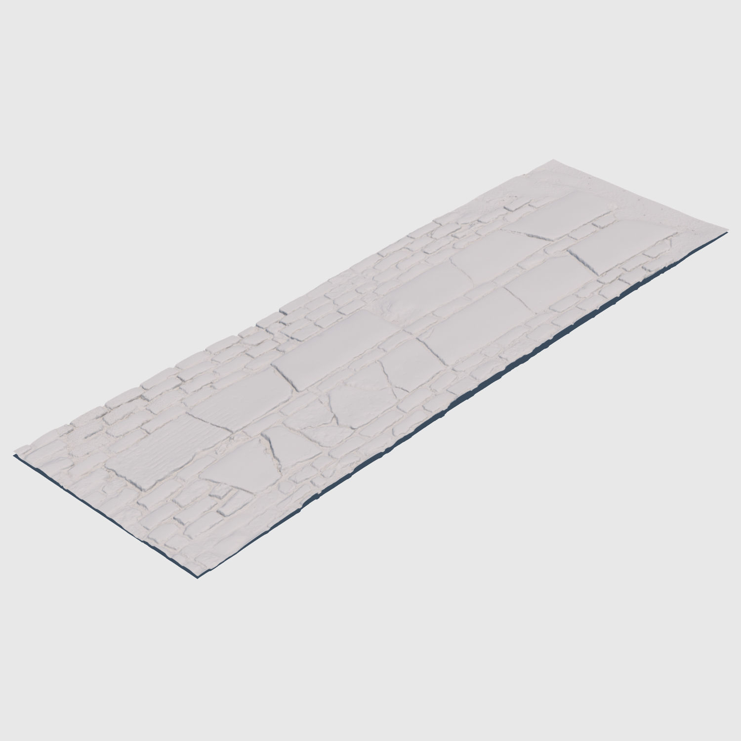Brick Crosswalk-3D Scan 3D model_1