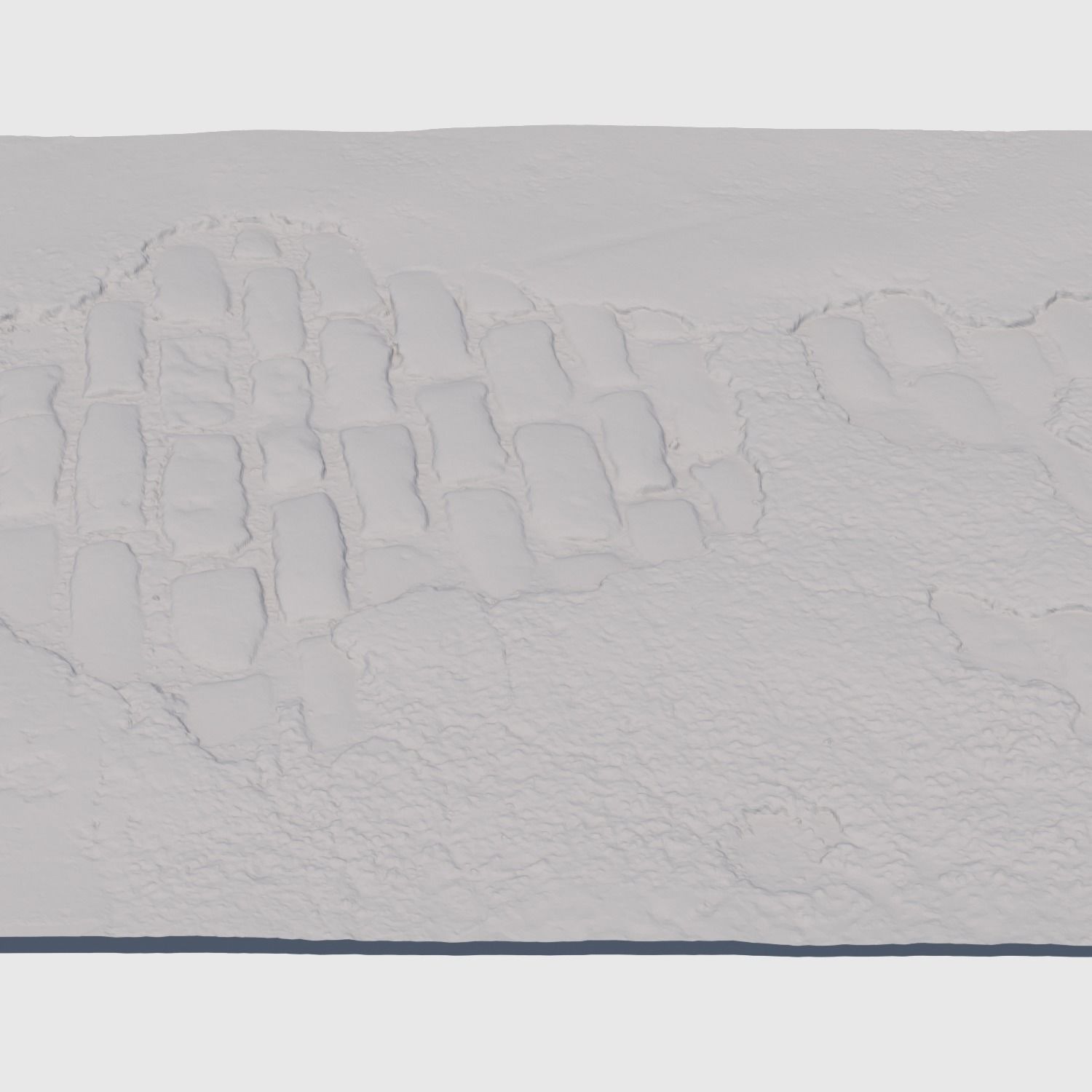 Brick Patch-3D Scan 3D model_4