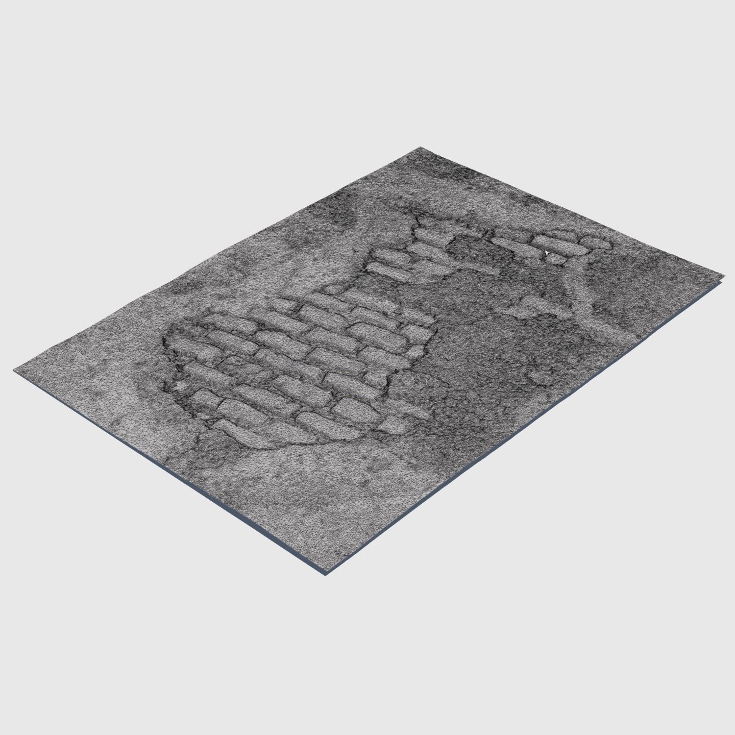 Brick Patch-3D Scan 3D model_3