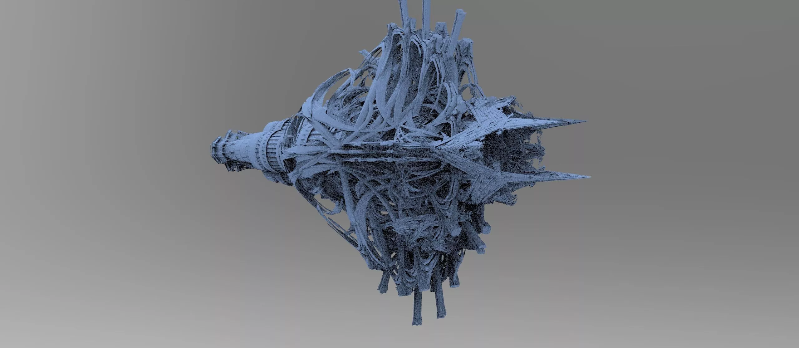 Sinbad The explorer airship medstation bone array 1 3D model
