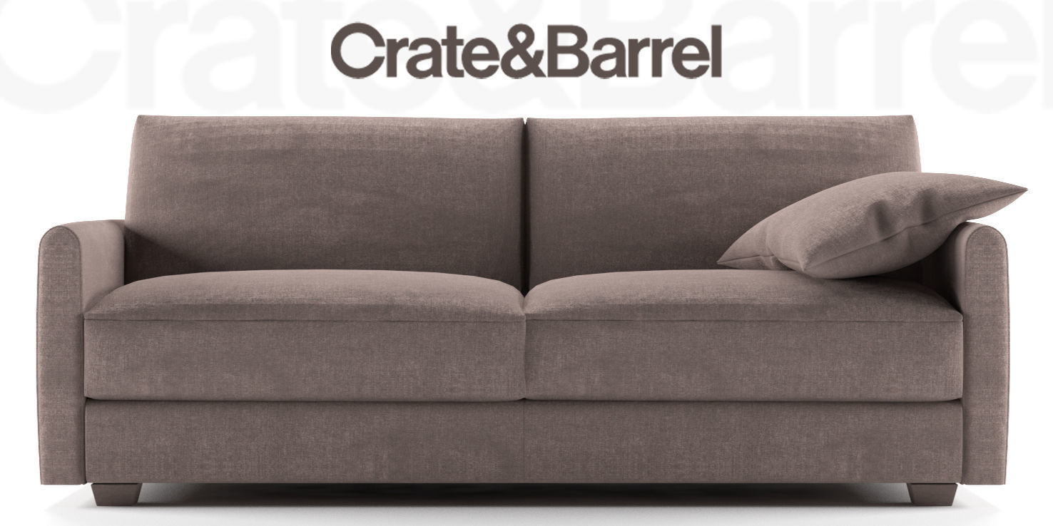 Sofa crate and barrel 3D model_3