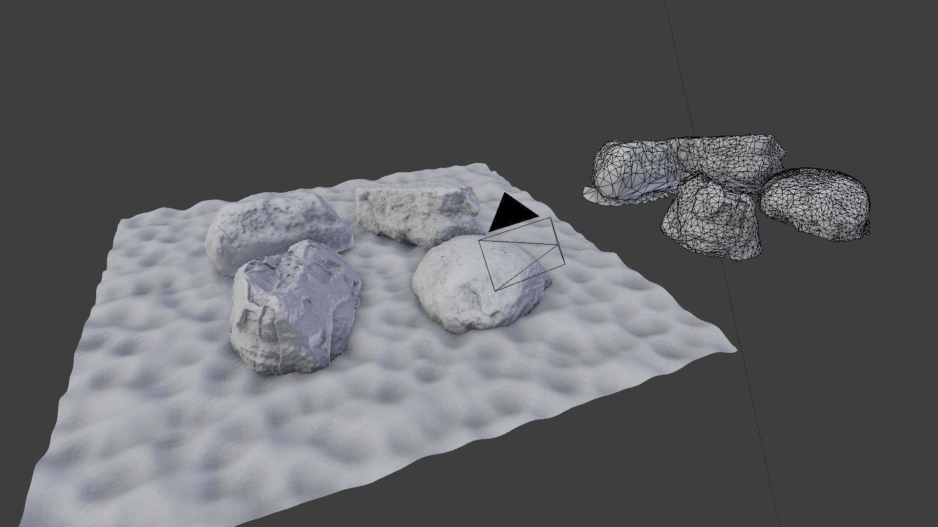 Photo-Realistic Boulders 4-Pack A Low-poly 3D model_2