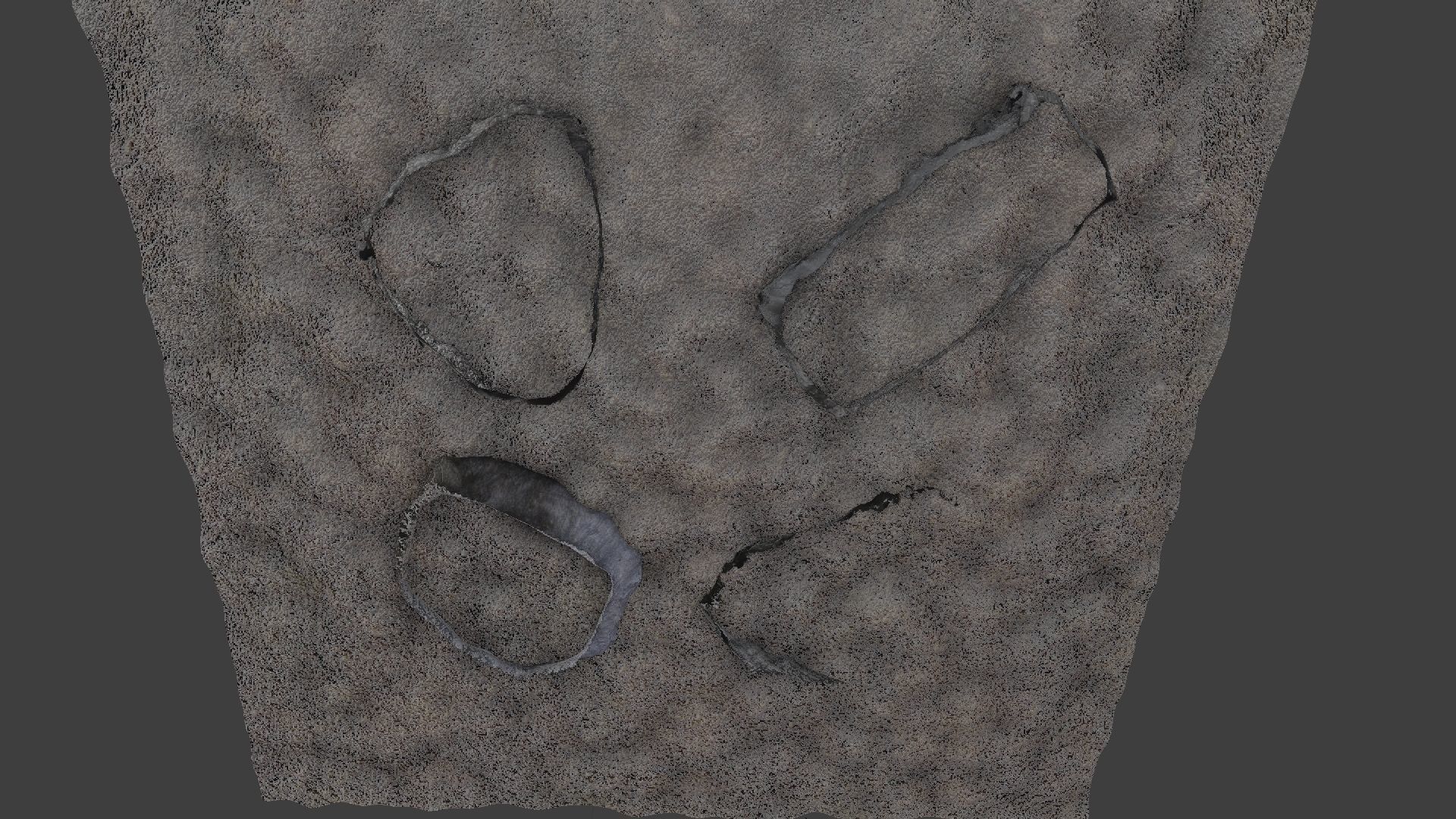 Photo-Realistic Boulders 4-Pack B Low-poly 3D model_6