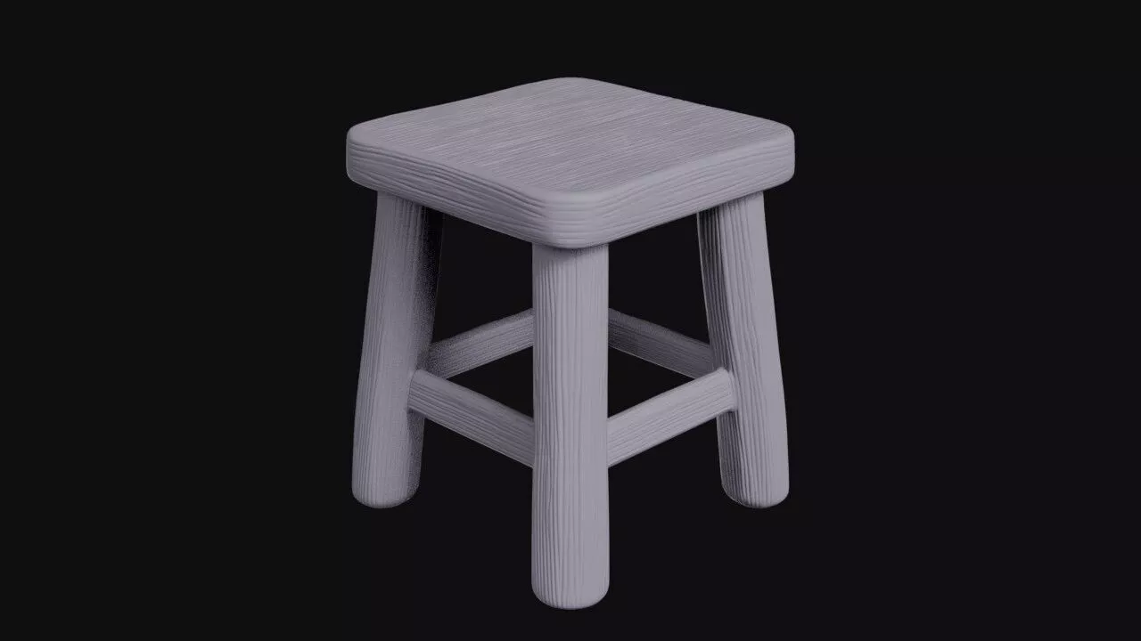 Stool 3D print model