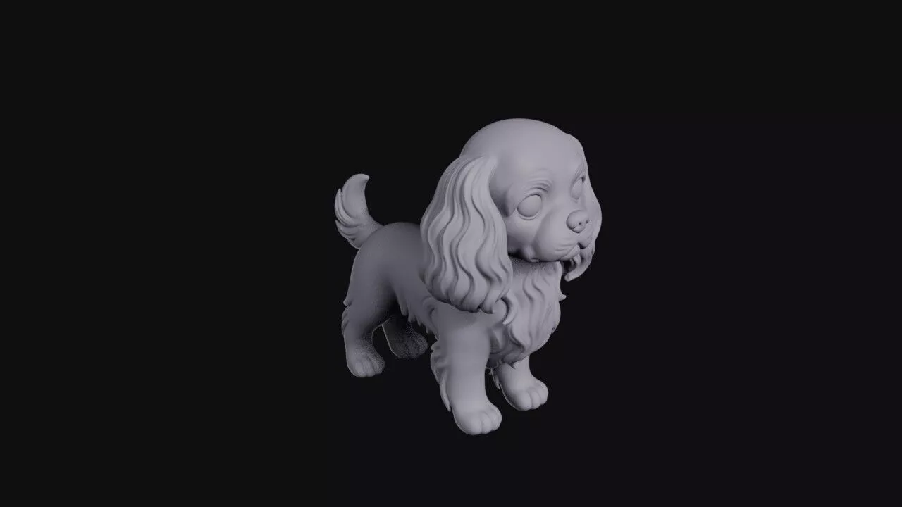 Spaniel 3D print model