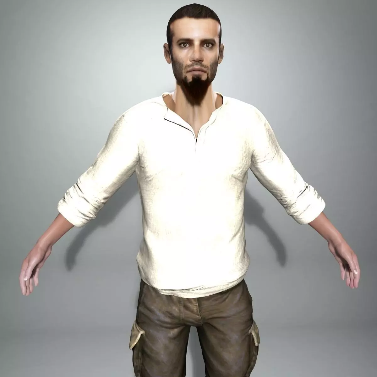 Urban Man Johnny 3D model_0
