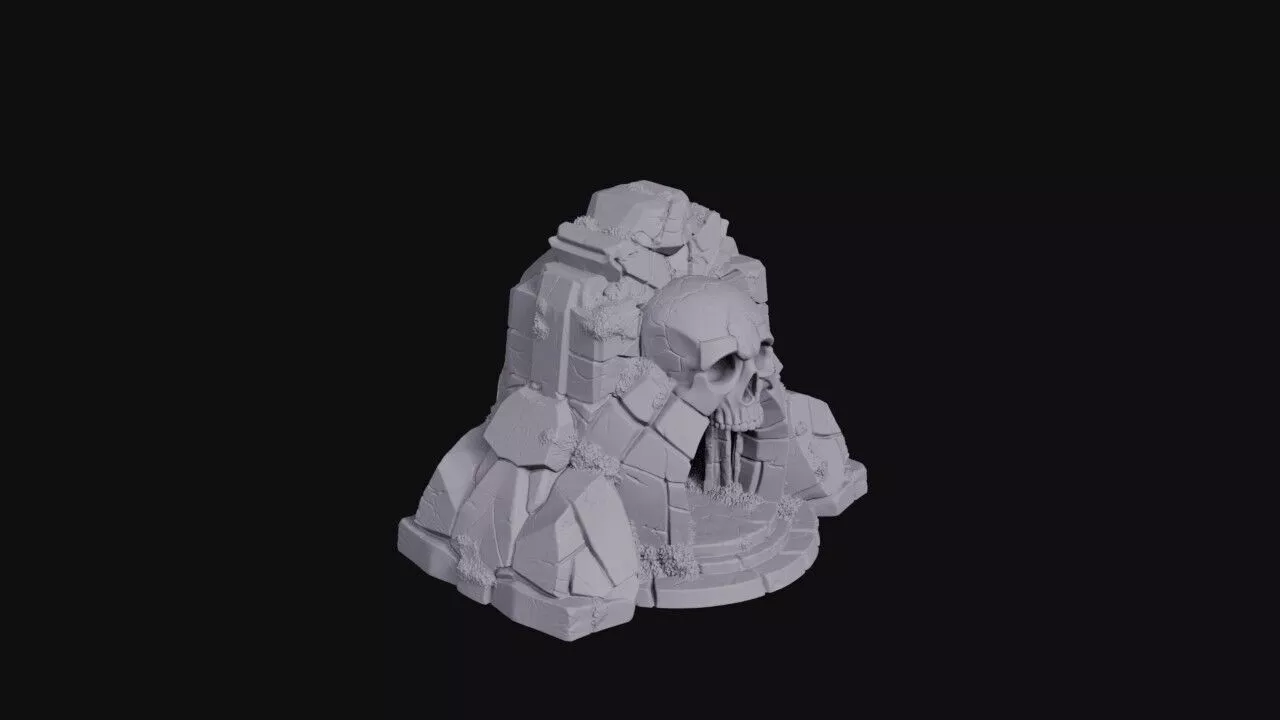 Skull Gate 3D print model