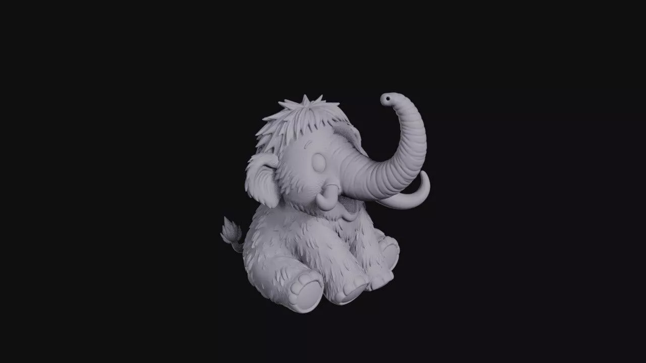 Mammoth 3D print model
