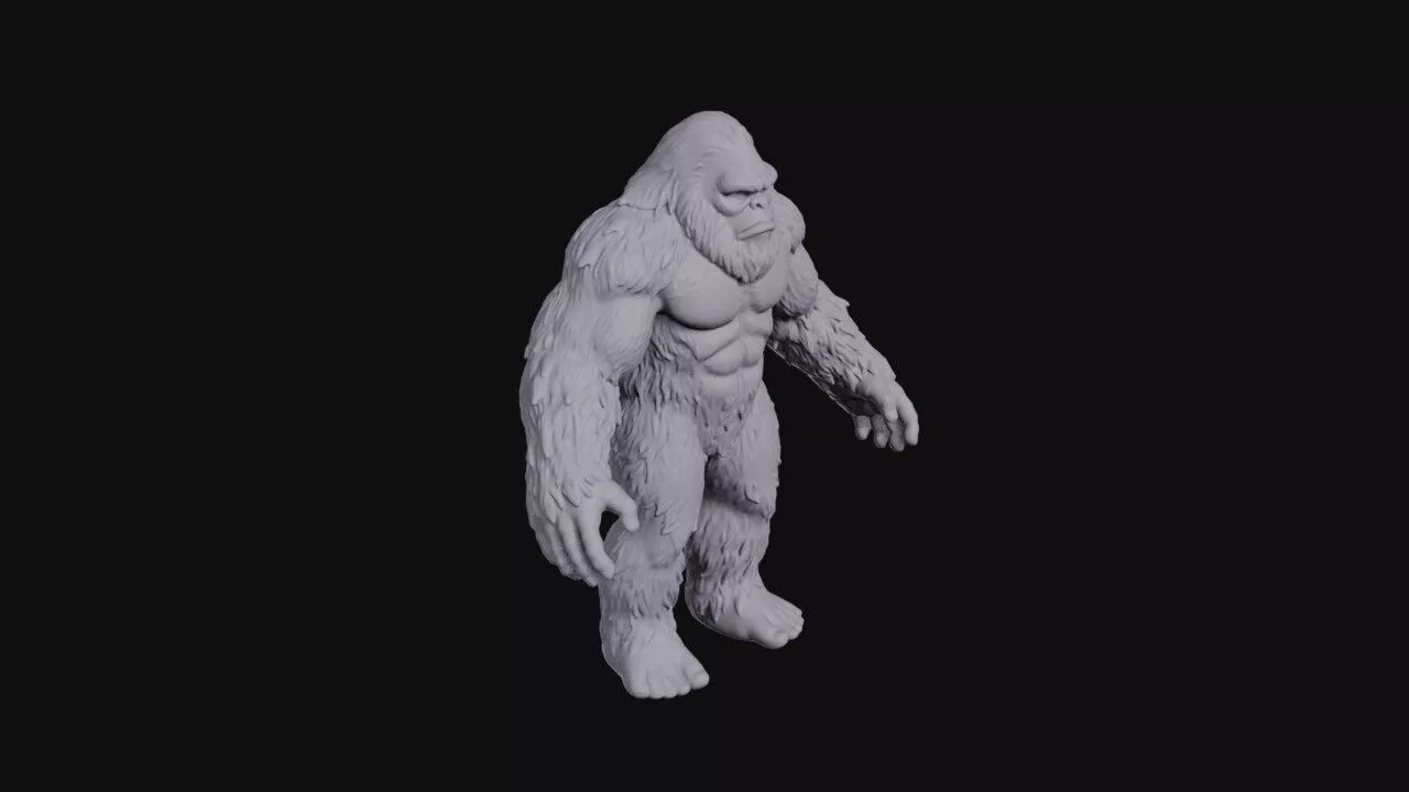 Gorilla 3D print model