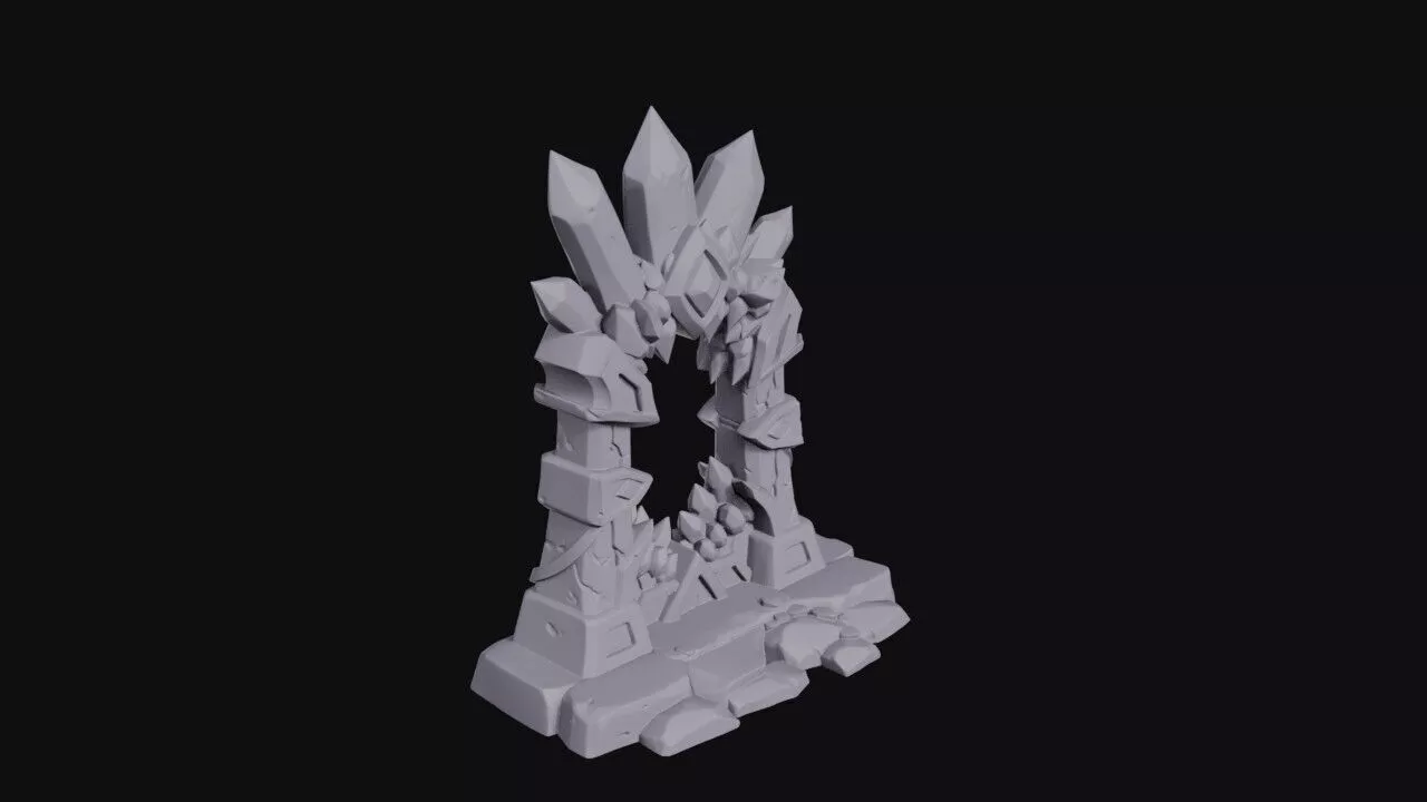 Crystal Portal 3D print model